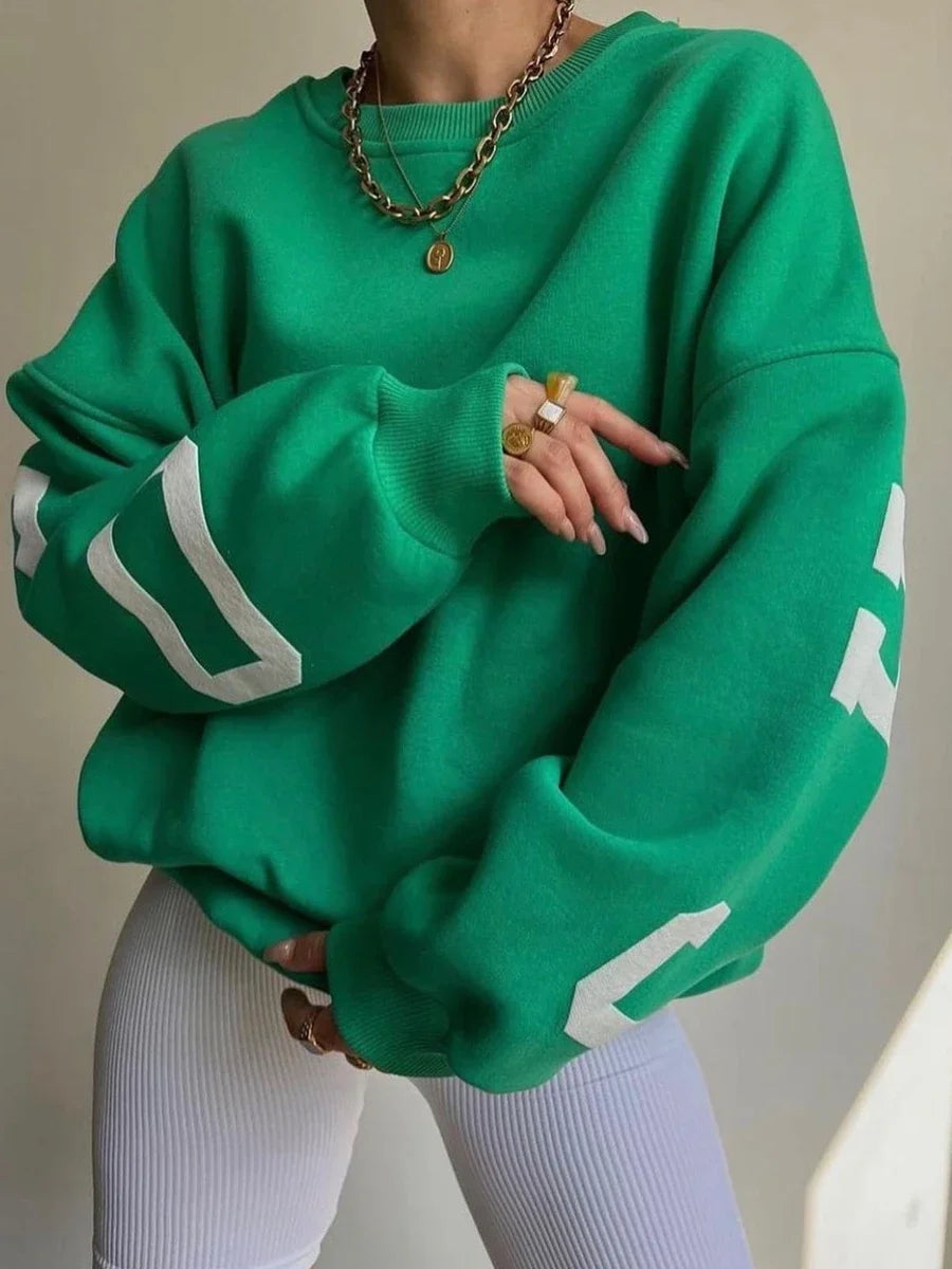 Women's Grunge Pullover Sweatshirt