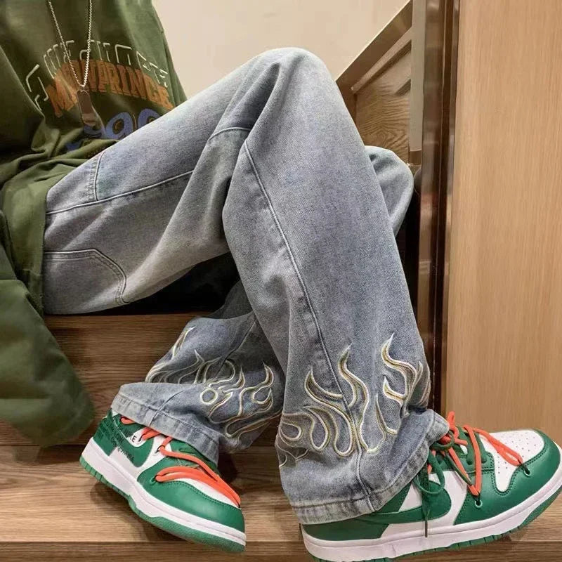 Embroidery Men's Jeans
