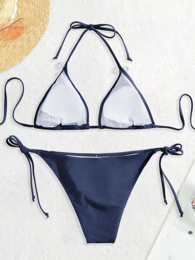 Swimwear Thong Bikini Set