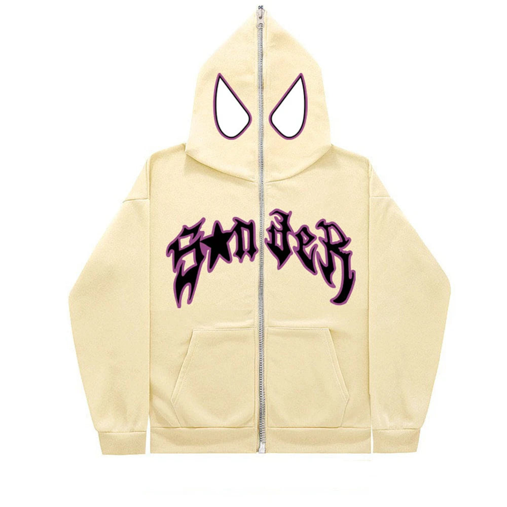 Spider Print Hoodie