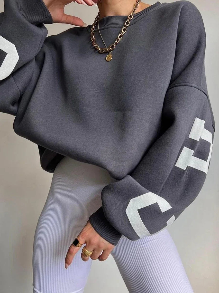 Women's Grunge Pullover Sweatshirt
