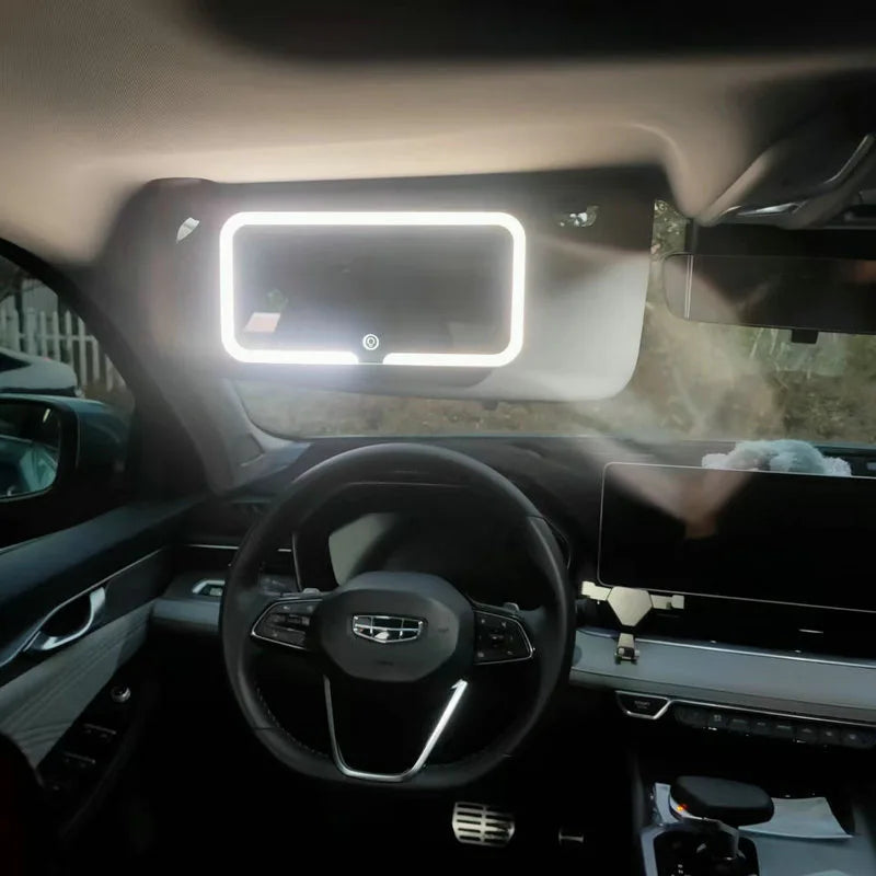 LED Car Makeup Mirror