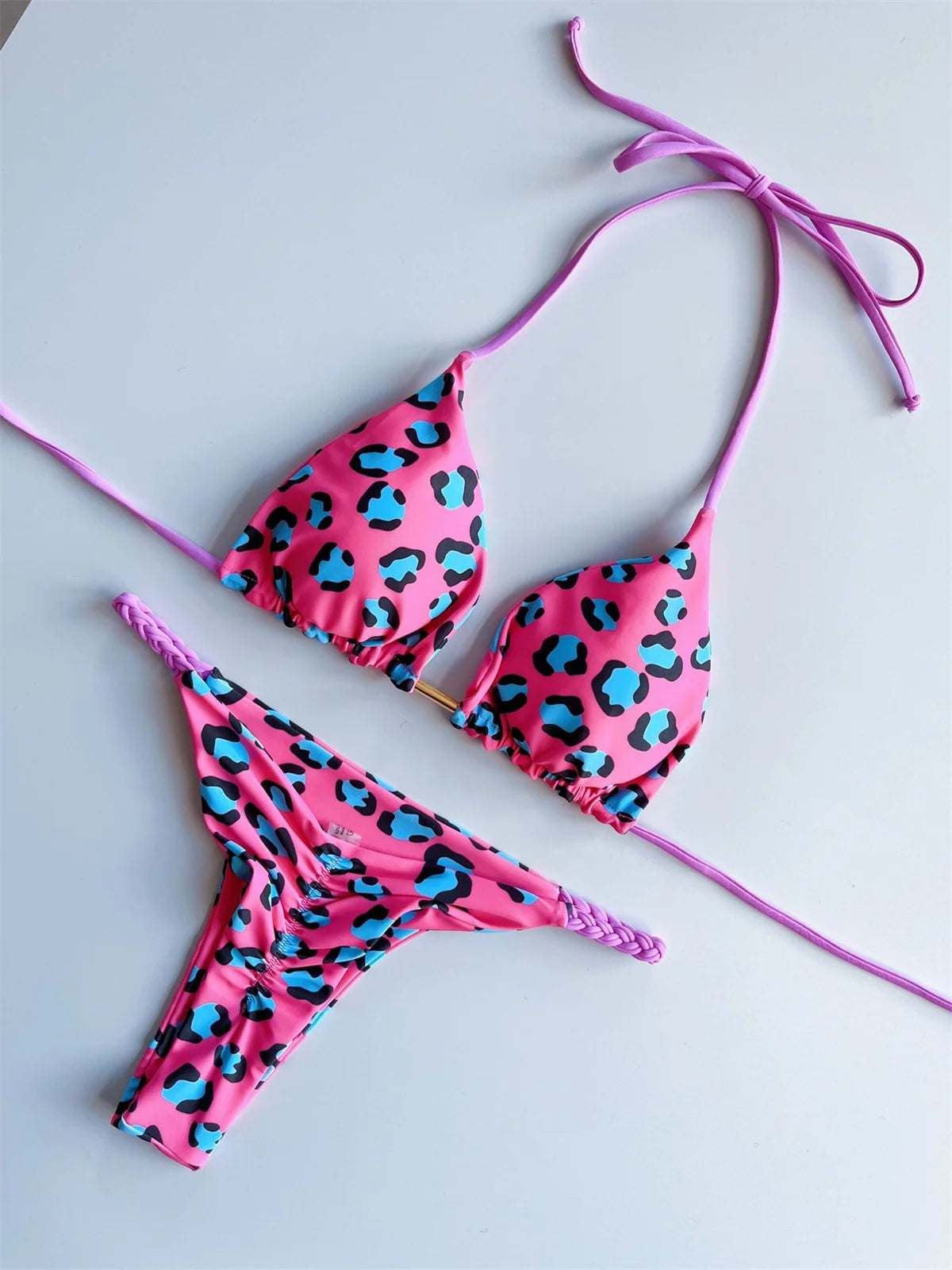 Women's Leopard Push Up Swimsuit