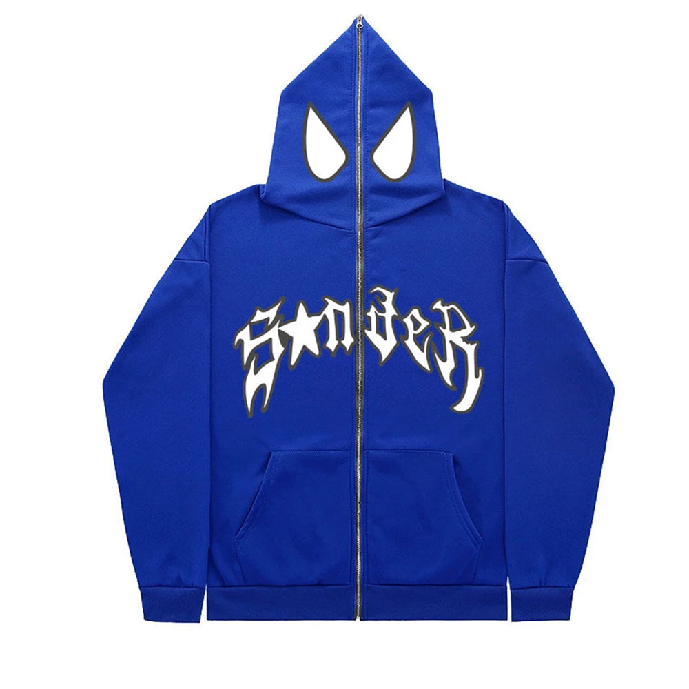 Spider Print Hoodie
