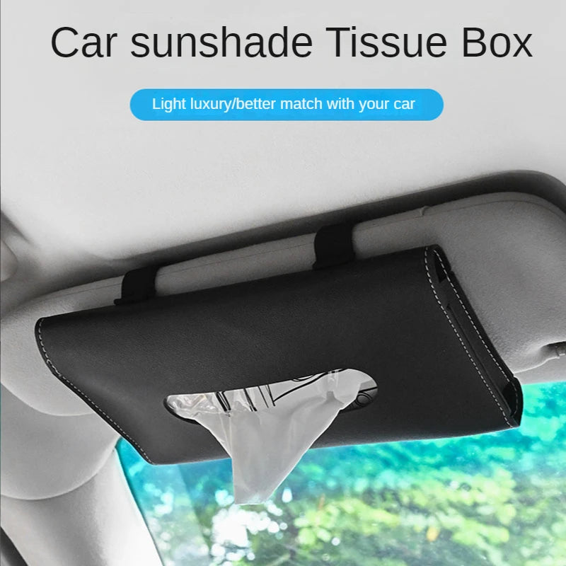 Car Sun Visor Tissue Box