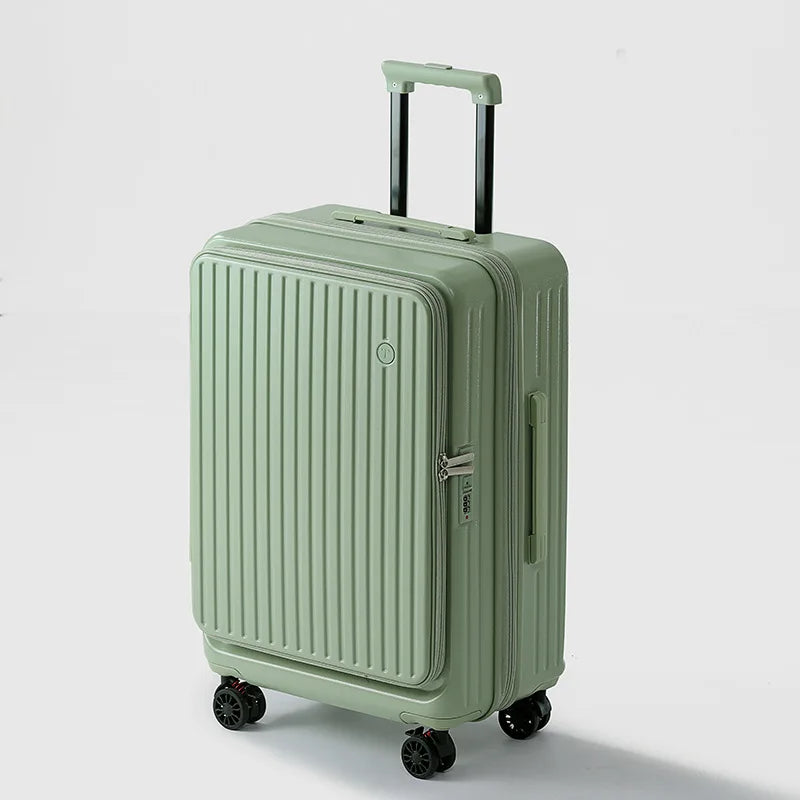 Side Opening Luggage Suitcase
