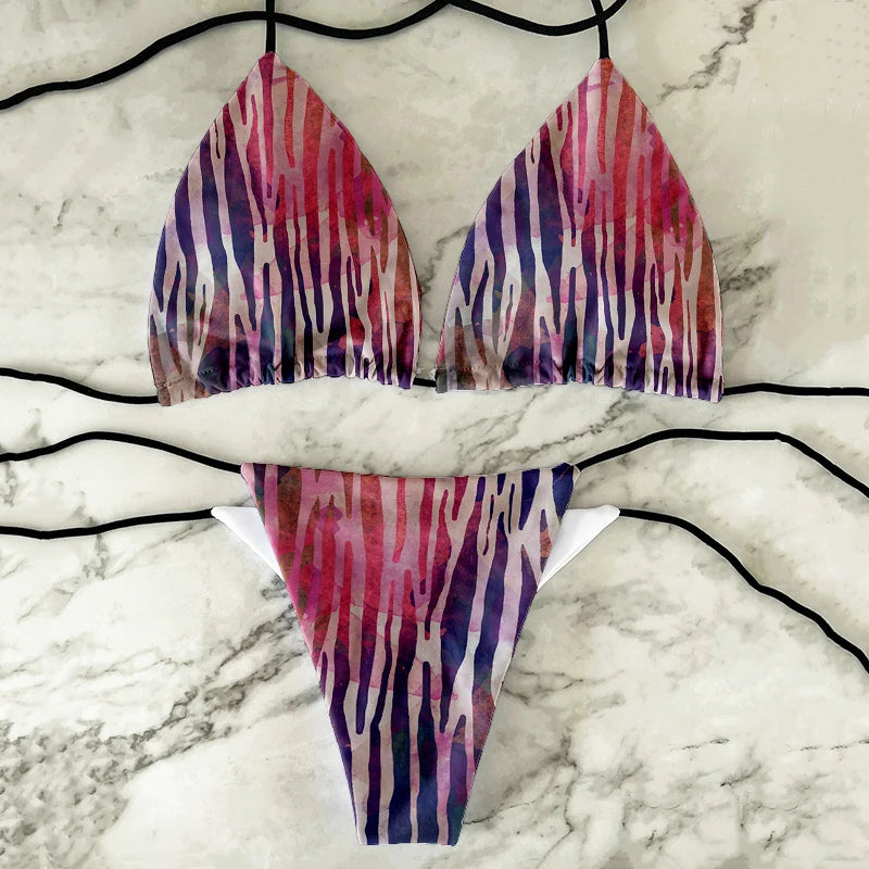 Split Bikini Two-Piece Swimsuit