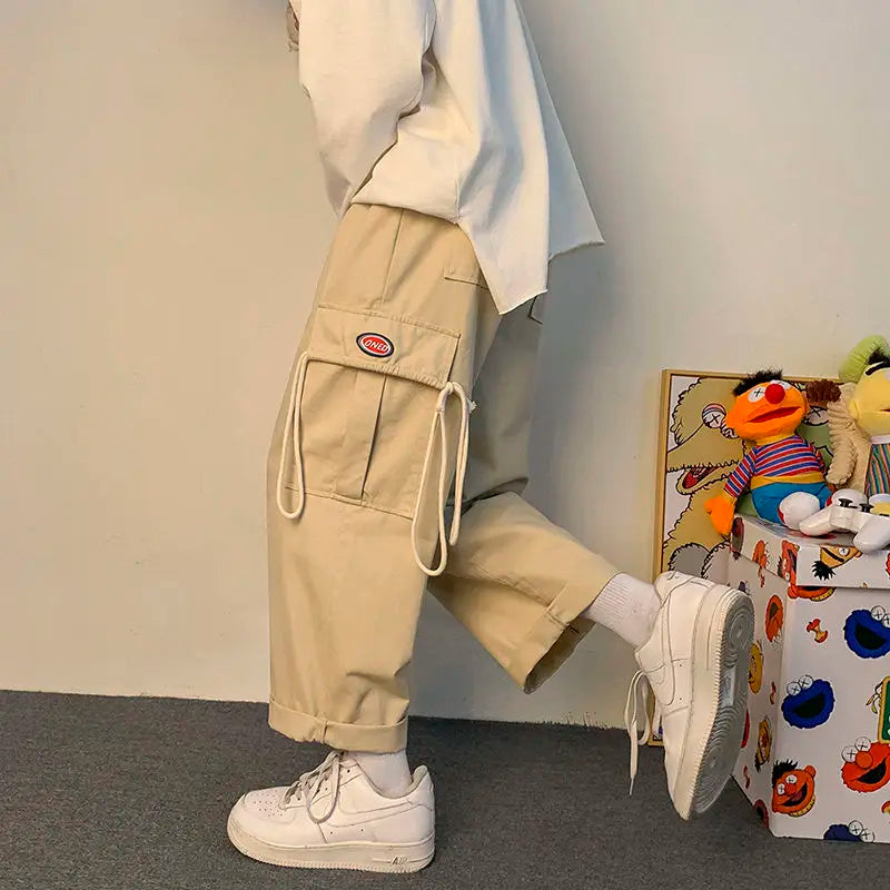 Korean Style Wide leg Cargo
