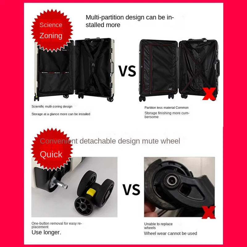 KO-KU Aluminium Frame Luggage
