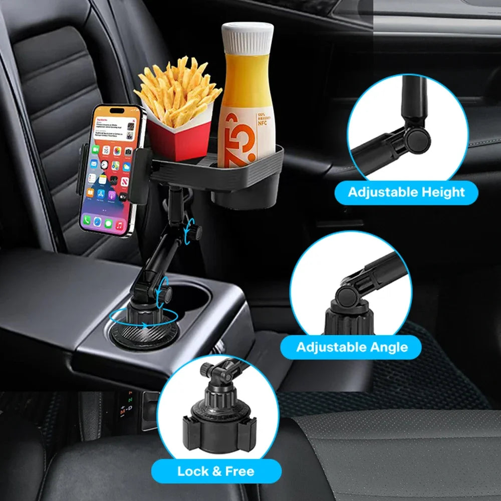 Multi-Function Drink Holder with Food Table