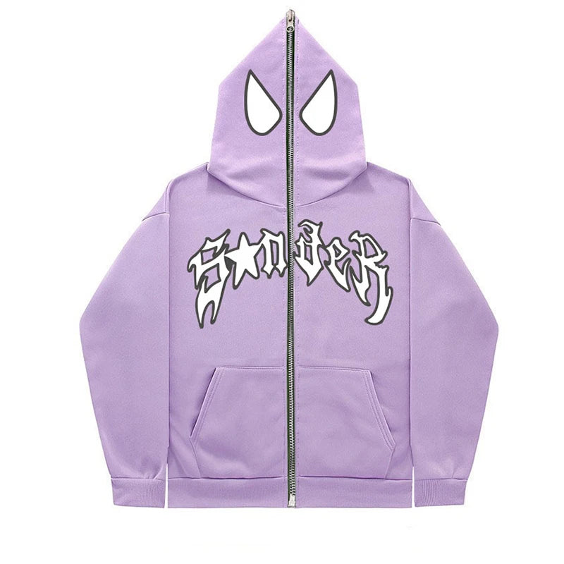 Spider Print Hoodie