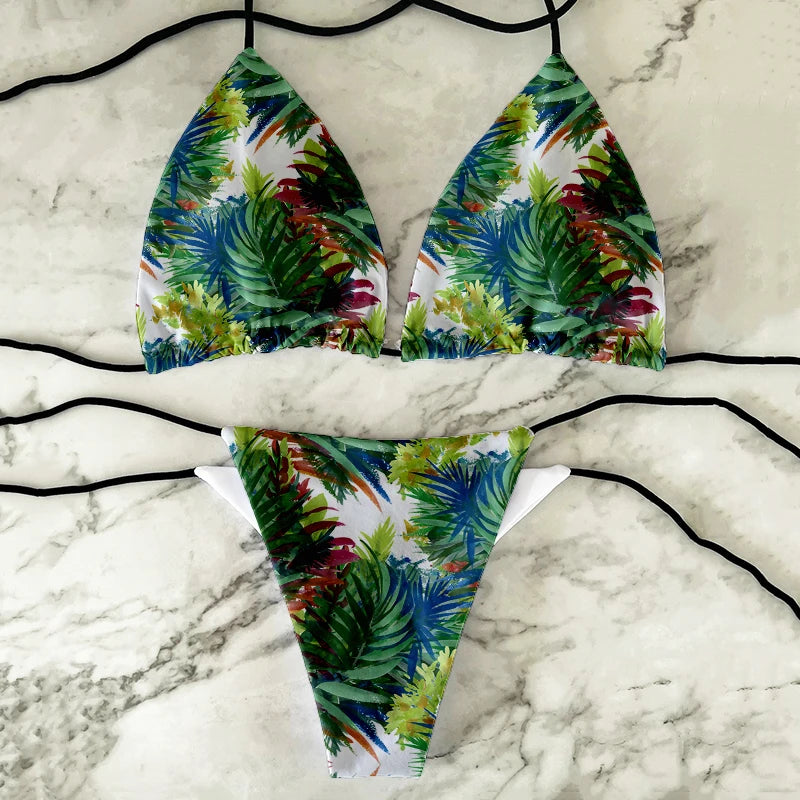 Split Bikini Two-Piece Swimsuit
