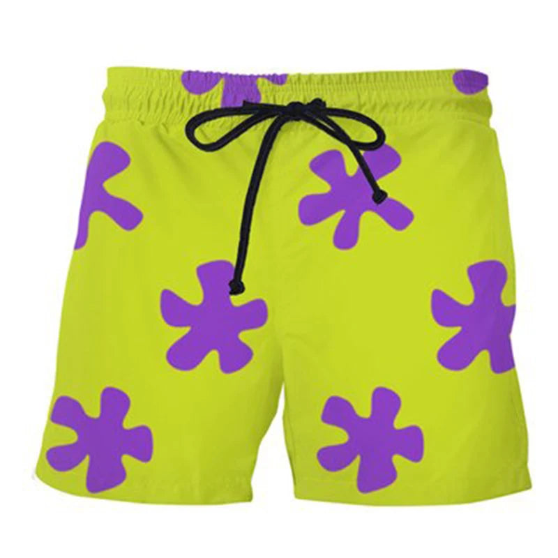 Patrick Star Men's Summer Shorts