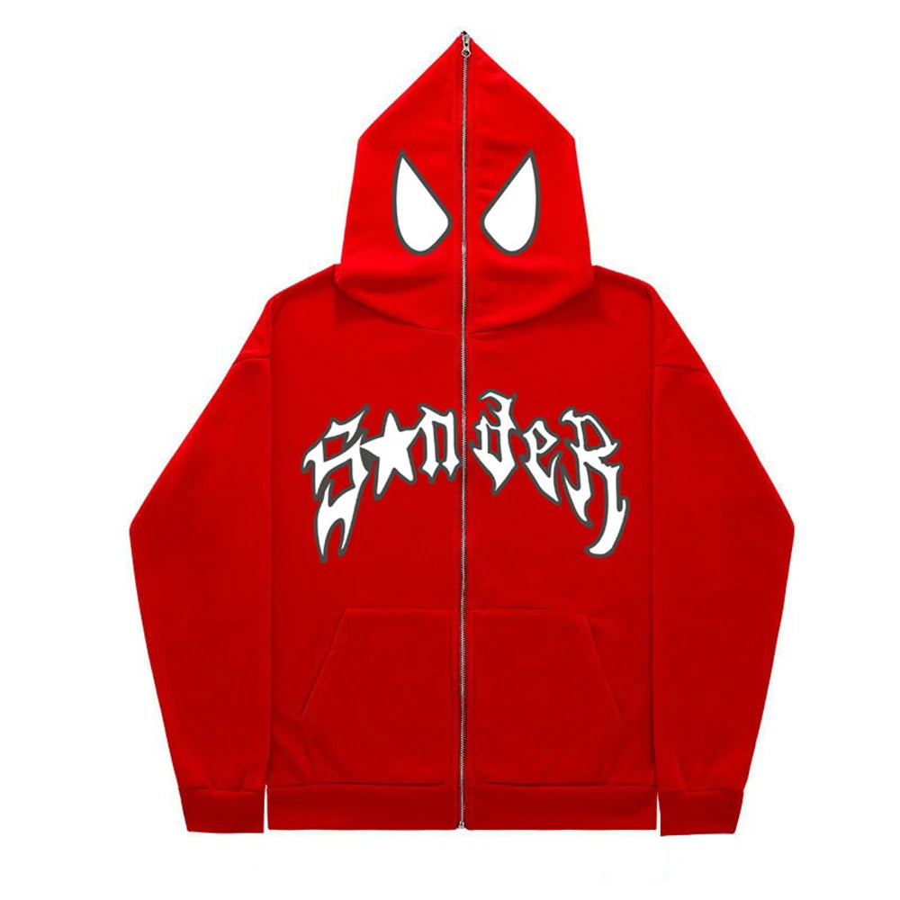 Spider Print Hoodie