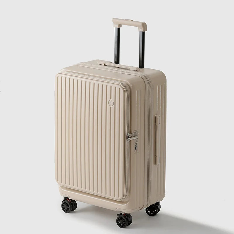 Side Opening Luggage Suitcase
