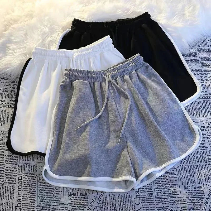 Striped Women's Sports Shorts