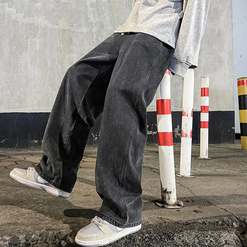 Streetwear Loose Korean Style Jeans