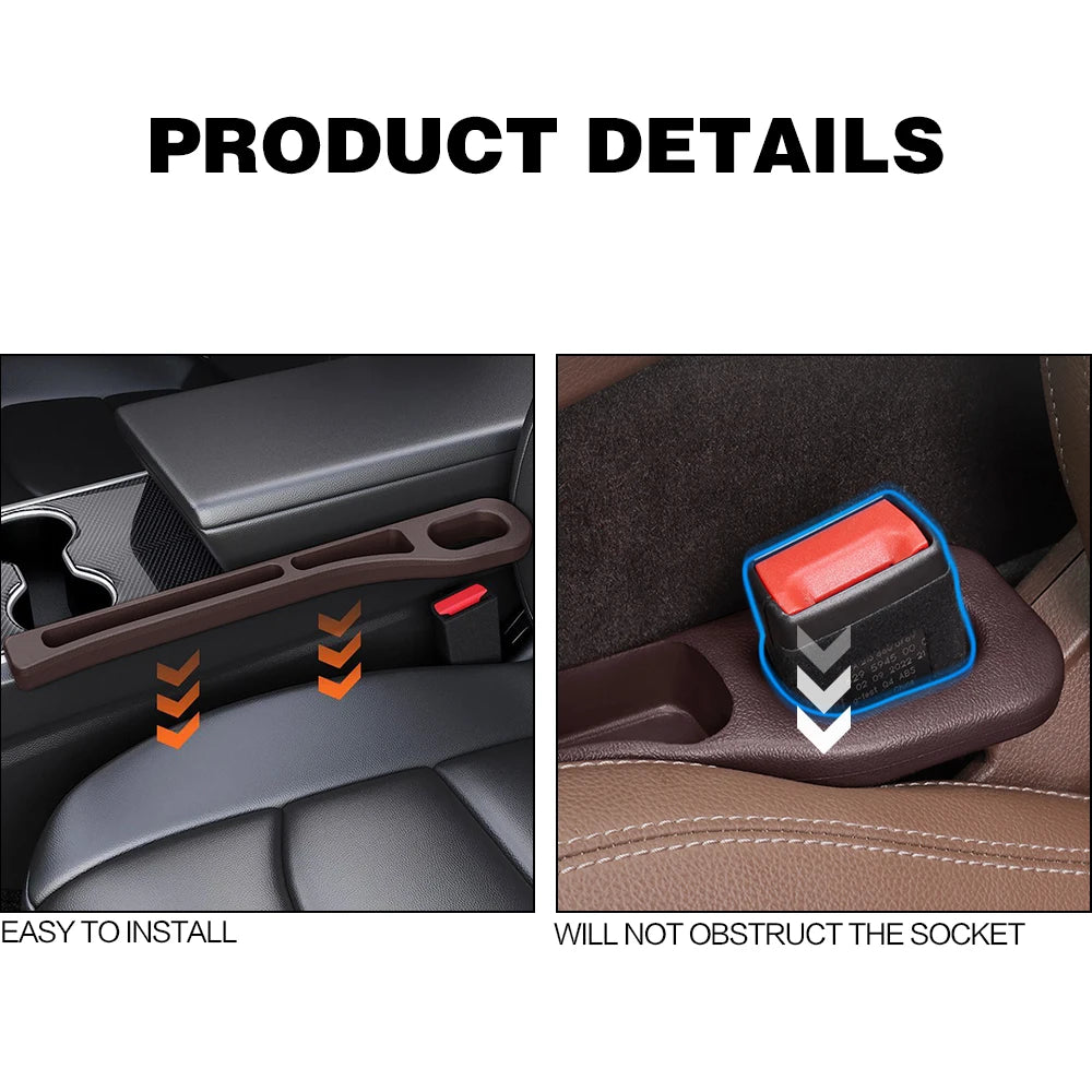 2PCS Car Seat Gap Filler
