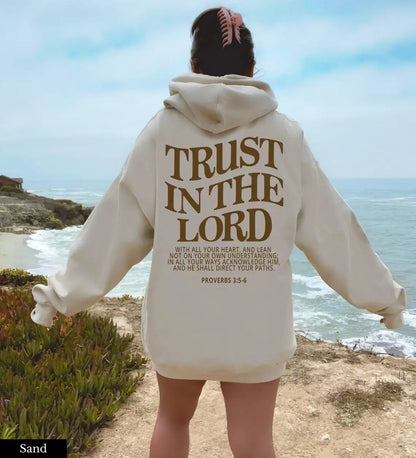 Love Like Jesus Letter Print Hoodie