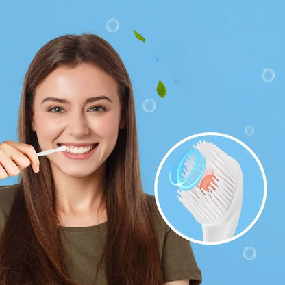 Mini Travel Toothbrush with Freshening Bead