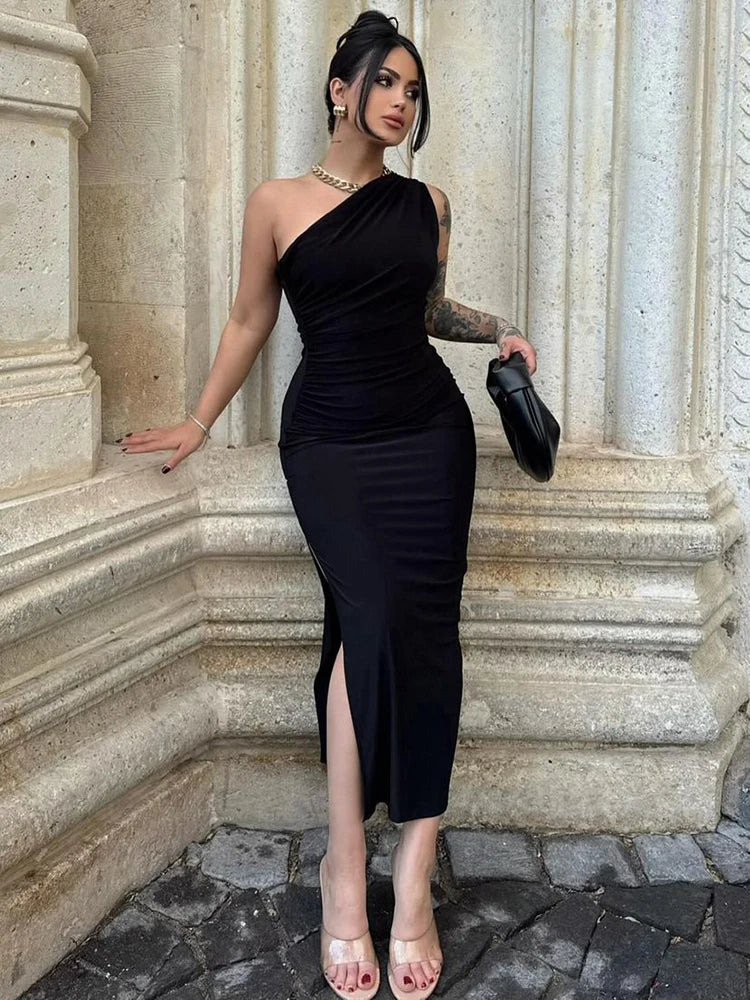 Women's Sleeveless Backless Slim Maxi Dress