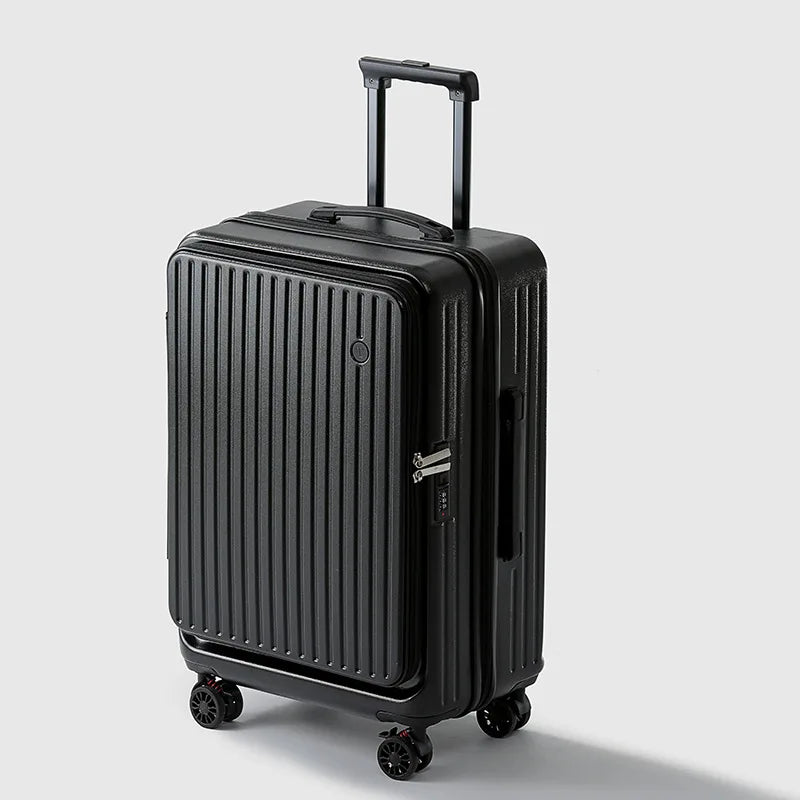 Side Opening Luggage Suitcase