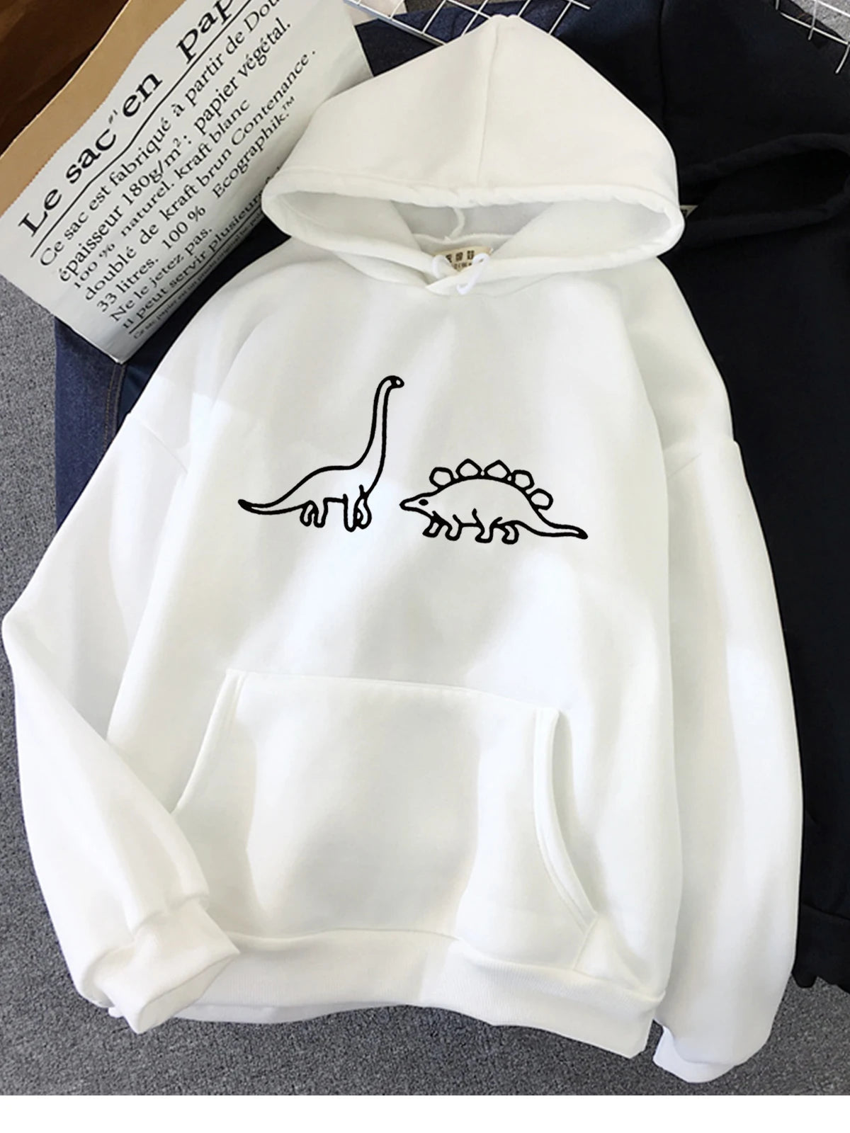 Dinosaurs Print Hoodie