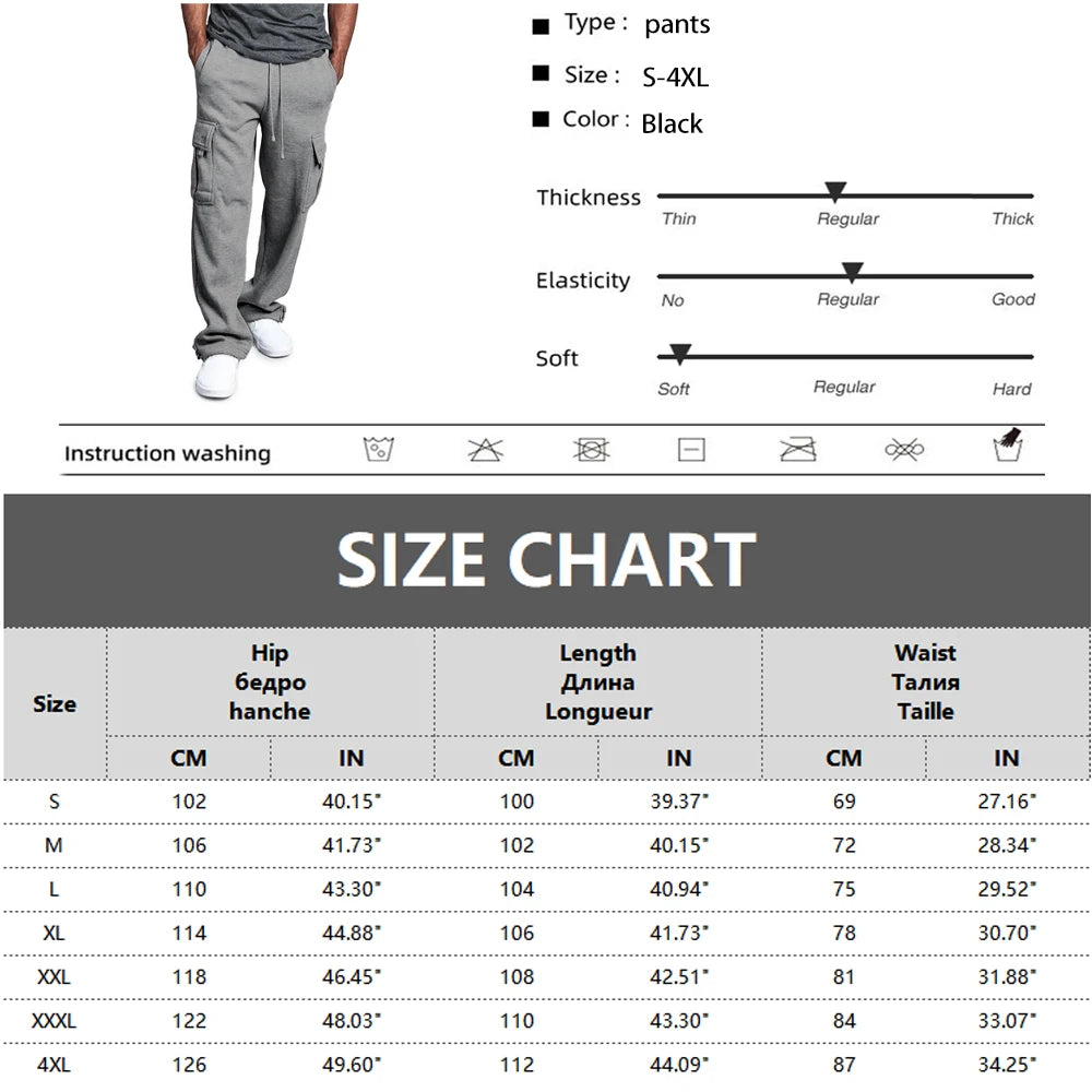 Men's Straight Fit Joggers