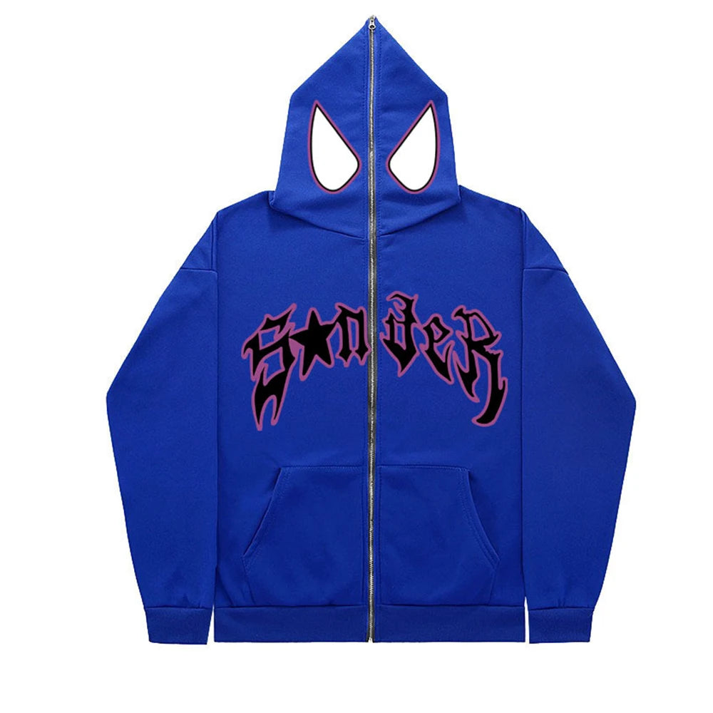 Spider Print Hoodie