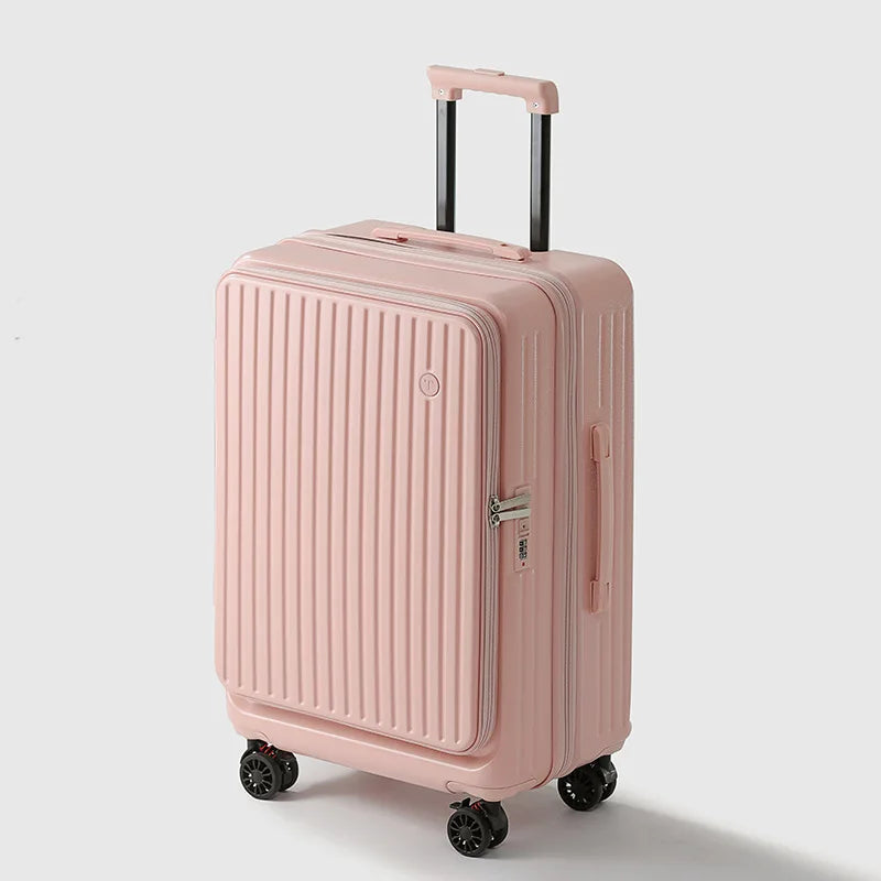Side Opening Luggage Suitcase
