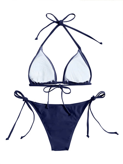 Swimwear Thong Bikini Set