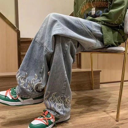 Embroidery Men's Jeans