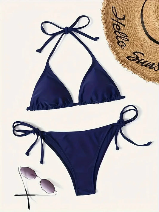 Swimwear Thong Bikini Set