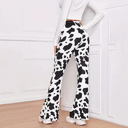 Women's Cow Printed Pants