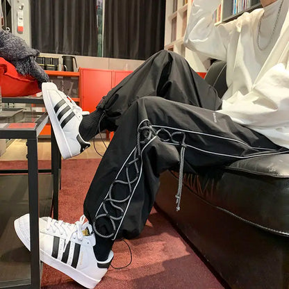 Streetwear White Cargo Pants