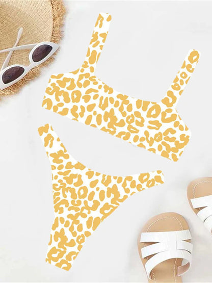 Women's Leopard Push Up Swimsuit