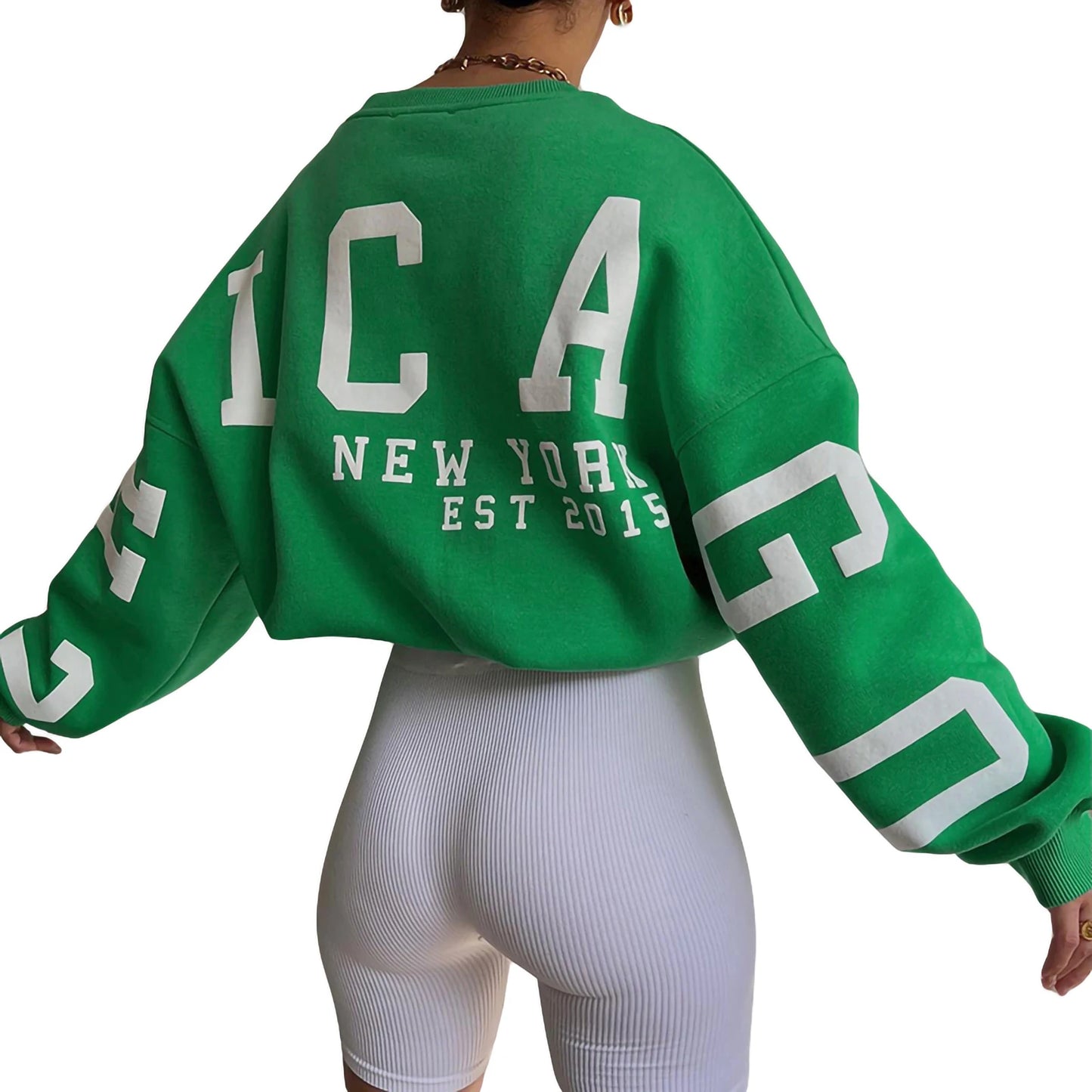 Women's Grunge Pullover Sweatshirt