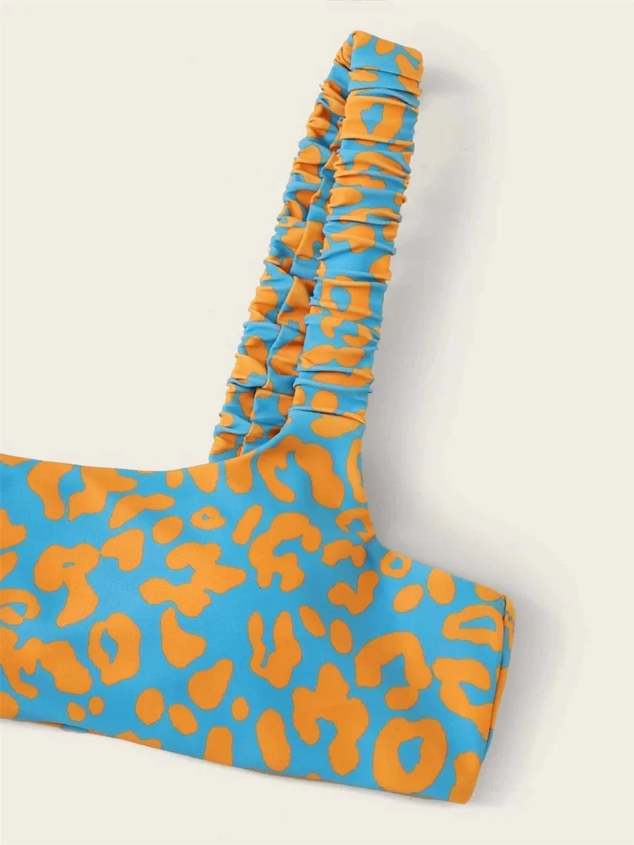 Women's Leopard Push Up Swimsuit