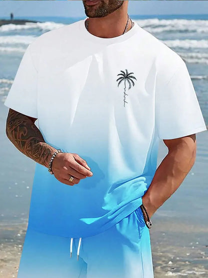 Summer Casual Men's Short Sleeve Top