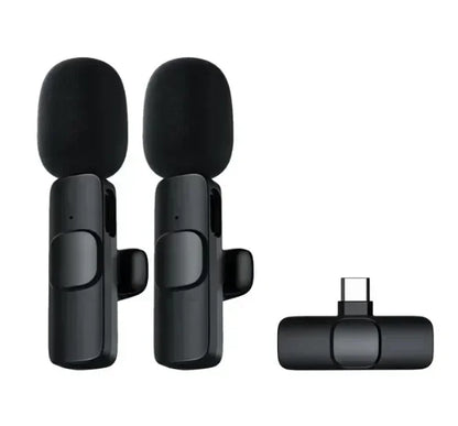 Wireless Microphone For iPhone Android Laptop