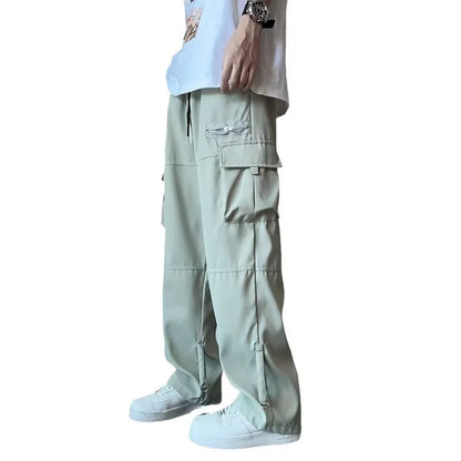 Mens Retro Cargo Trousers