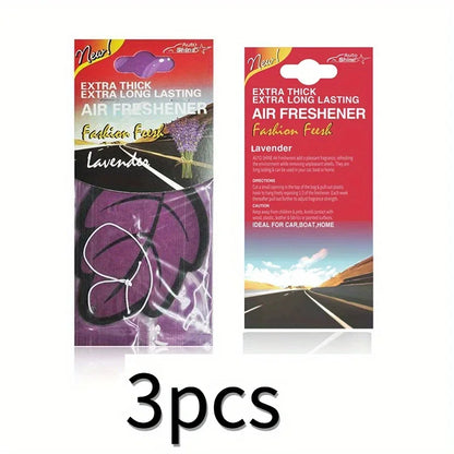 3/6pcs Leaf Shape Car Air Freshener