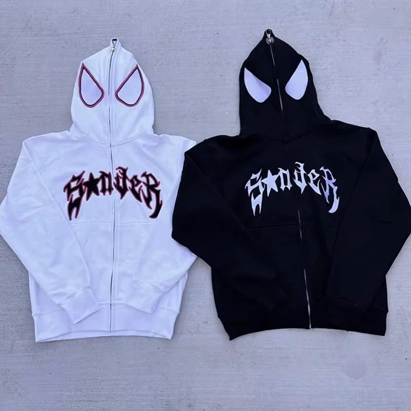 Spider Print Hoodie