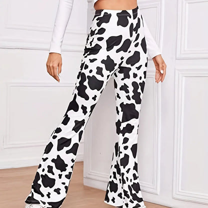 Women's Cow Printed Pants