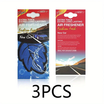 3/6pcs Leaf Shape Car Air Freshener