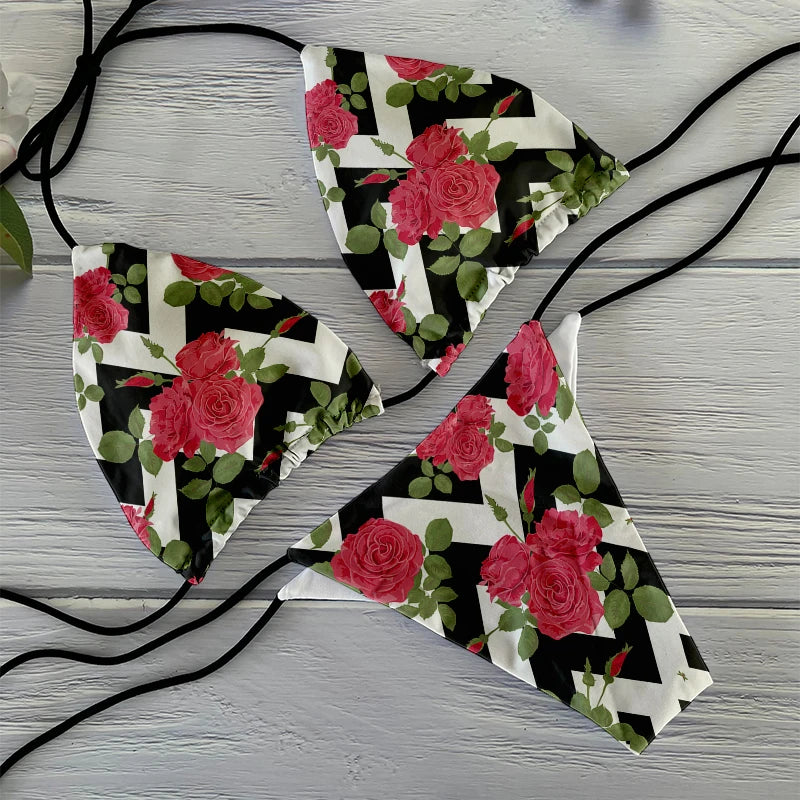 Split Bikini Two-Piece Swimsuit
