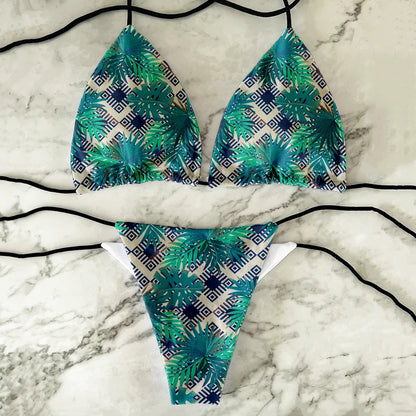 Split Bikini Two-Piece Swimsuit