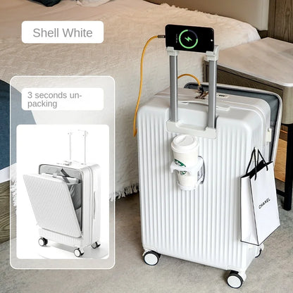 Front Opening Suitcase