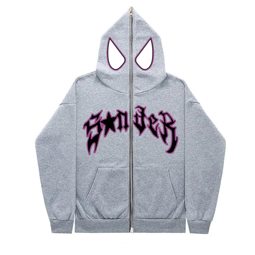 Spider Print Hoodie