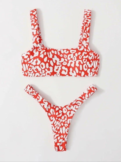 Women's Leopard Push Up Swimsuit